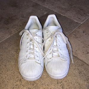 Women Adidas White Sneakers Size 9